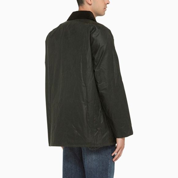 Barbour Dark green wax field jacket - Picture 3 of 4